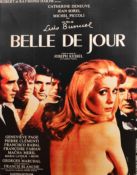 A large printed canvas featuring 'Belle de Jour', the Catherine Deneuve film, 70
