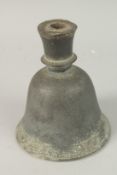 AN 18TH-19TH CENTURY INDIAN HUQQA BASE, 16cm high.