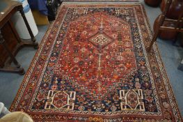 A good Qashqai carpet, 260cm x 178cm.