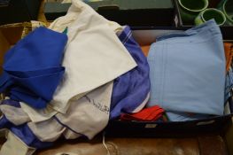 A quantity of silk scarves etc.