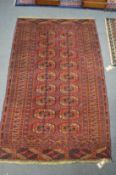 A Bokhara rug, 164cm x 101cm.
