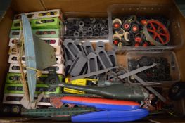 Toy accessories to include paint, wheels etc together with a collection of Tetley tea folk.