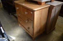Victorian pine chest of drawers.