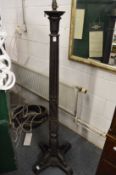 A torchere style lamp base.
