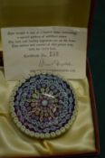 A Perthshire paperweight with original box.