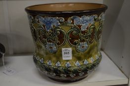 A Doulton Lambeth jardiniere.