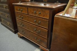 A good small mahogany chest of drawers.
