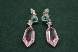 A good pair of crystal drop earrings.