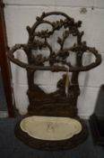 Cast iron stick stand.
