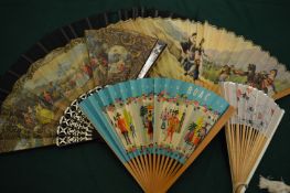 Collection of fans.