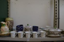 Spode and other decorative china.