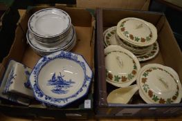 Various part services to include Royal Doulton Norfolk pattern.