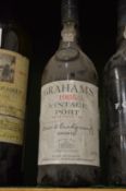 Grahams vintage port 1985, two bottles.