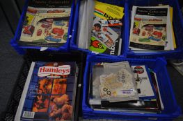 A quantity of toy magazines and brochures etc.