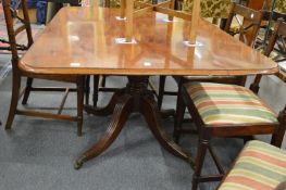 A 19th century mahogany tilt-top breakfast table.