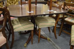 Mahogany tilt-top breakfast table.