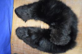 A fur stole.