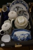 A box of decorative china.