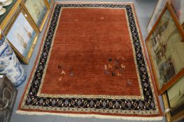 A Gabbeh rug, 191cm x 135cm.