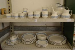 A comprehensive Royal Doulton Cranbourne dinner, tea and coffee service.