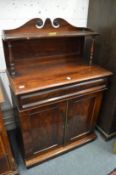 A small Victorian mahogany chiffonier.