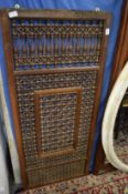 Two 19th century Mashrabiya work panels.