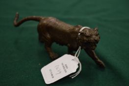 Japanese bronze tiger.