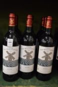 Chateau Tour Haut-Caussan 1985, nine bottles.