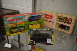 Boxed model vans etc.