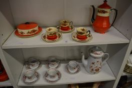 Two part coffee services.