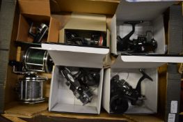 A quantity of fishing reels.