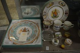 Royal Commemorative and other china.