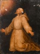 Possibly 17th Century Flemish School, an annunciation, oil on panel, 9.75