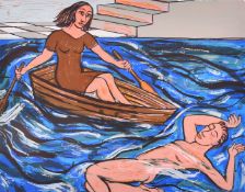 Eileen Cooper (b. 1953), 'Come About', silkscreen, signed, dated 2007, inscribed and numbered 20/