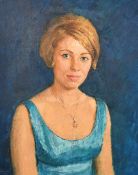 Michael Noakes (1933-2018), a portrait of a young lady, oil on canvas, signed and dated 1967, 20