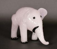 Napoleone Martinuzzi (1892-1977) Italy, an elephant, Circa 1930, glass sculpture, Murano, 6.5