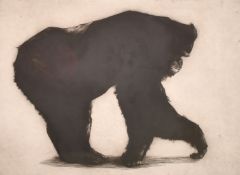 Helen Fay (b. 1968), 'Gorilla', etching, signed, inscribed and numbered 17/30 in pencil, plate