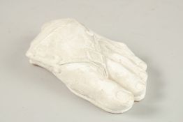 AFTER THE ANTIQUE. A plaster foot. 17cms long.