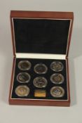 THE GREAT BRITISH FIVE SHILLING CROWN COLLECTION, 116-499, boxed.