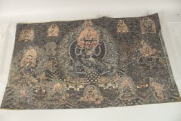 A TIBETAN THANGKA.