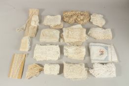 A COLLECTION OF CHINESE LACE TRIMMINGS, (qty).