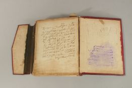 AN 18TH CENTURY NORTH AFRICAN LEATHER BOUND SCIENTIFIC MANUSCRIPT, signed Abd Alkaderben Mohamad