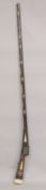 AN 18TH-19TH CENTURY OTTOMAN BONE INLAID MATCHLOCK RIFLE.