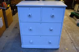 Victorian pine chest of drawers.