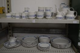 A comprehensive Royal Doulton Cranbourne dinner service.