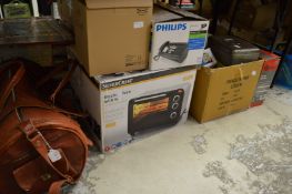 Various tools, electric table top oven etc.