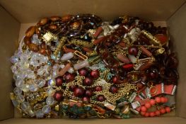 A quantity of decorative necklaces.