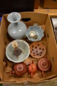 Chinese pottery to include Yixing teapots.