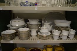 A comprehensive Noritake Goldawn dinner service.
