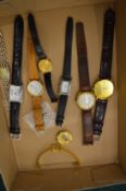 Various wristwatches.